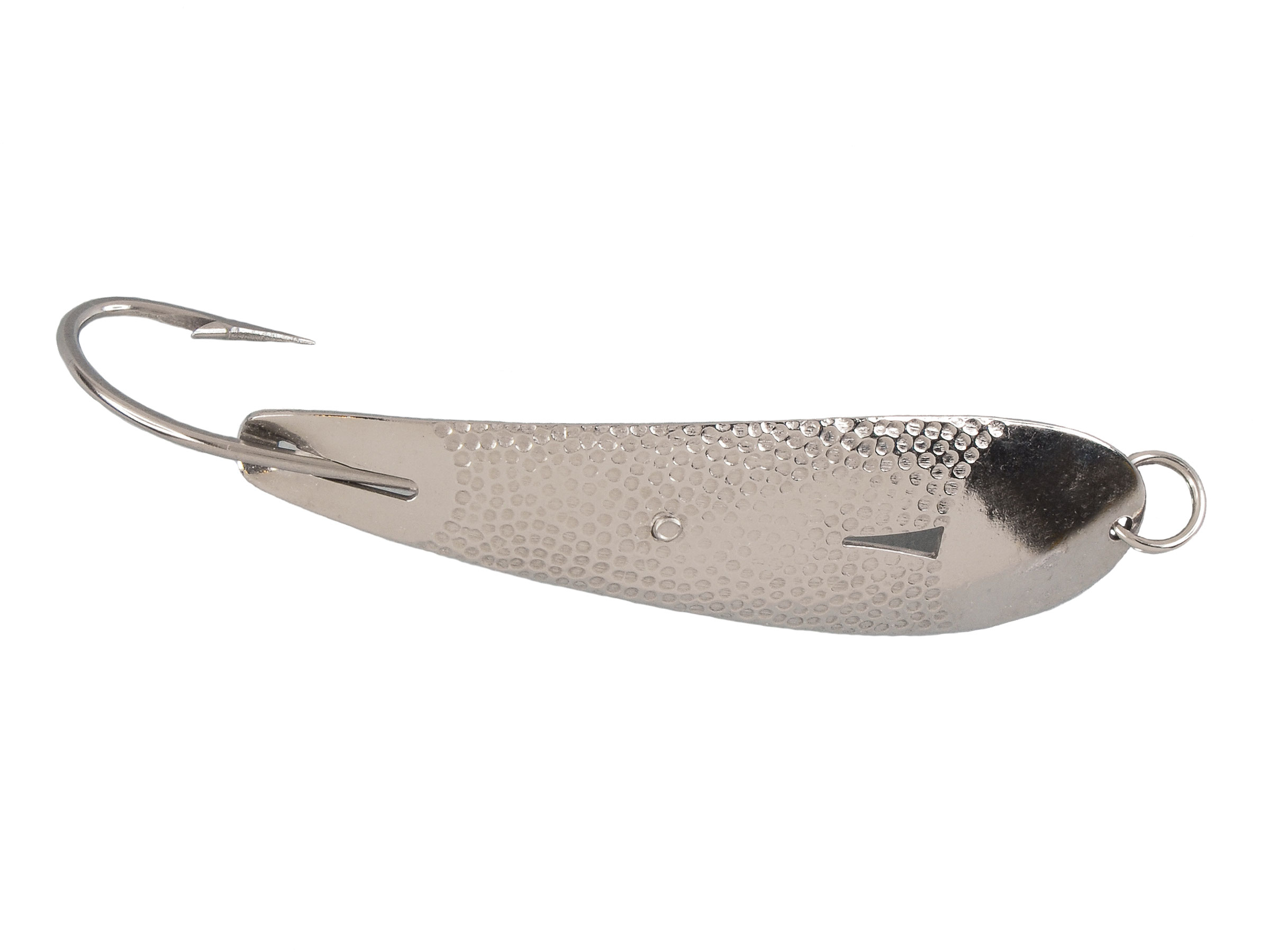 Vintage Hopkins Shorty 75, 3/4oz nickel fishing spoon #20155